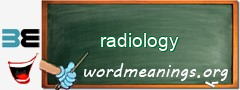 WordMeaning blackboard for radiology